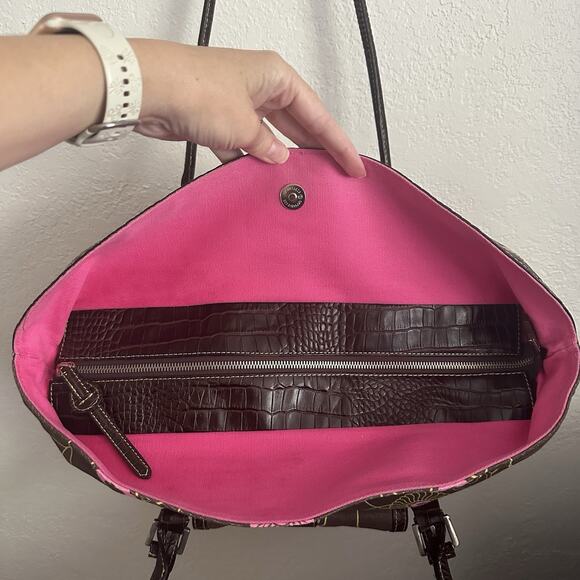 Vintage Billy Bag 70s Flower Power Canvas Shoulder Bag - Picture 9 of 12